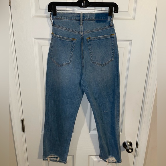 NWT* Abercrombie & FitchTheAnkle Straight Ultra High Rise,Curve Love,27/4s - Picture 3 of 3
